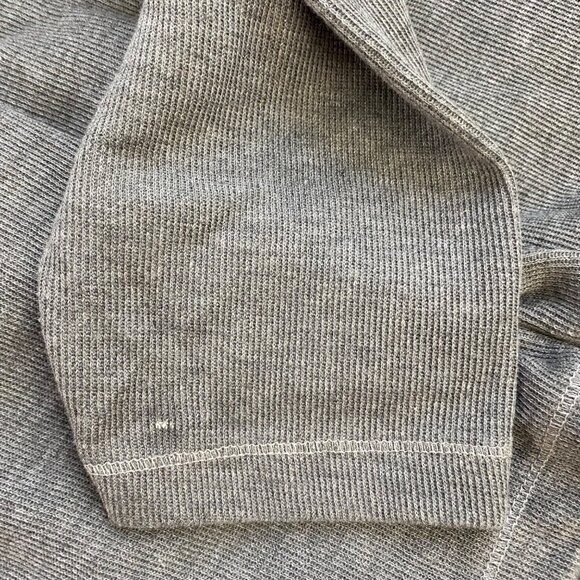 Blast Button-Up Cardigan Womens Size L Gray Embroidered Animal Striped Cotton B - Picture 9 of 16